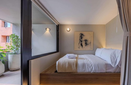 La Cabrera Apartment | NOK Elegant 3BR Stay With Balcony at Bogota