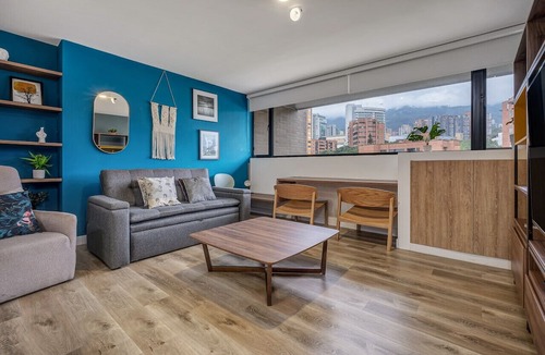 La Aguacatala Apartment | Go Living 606 · Stylish 1BR Apt near Milla de Oro-AC fast Wi-Fi