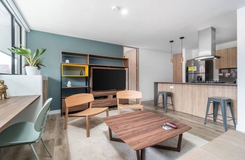 La Aguacatala Apartment | Go Living 606 · Stylish 1BR Apt near Milla de Oro-AC fast Wi-Fi
