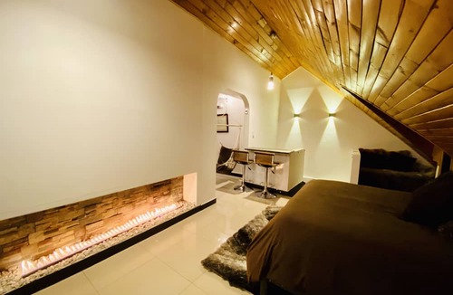Santa Ana Apartment | Loft + private terrace with jacuzzi, fireplaces, cinema, panoramic view