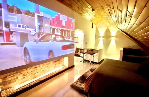 Santa Ana Apartment | Loft + private terrace with jacuzzi, fireplaces, cinema, panoramic view