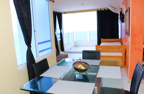 El Laguito Apartment | PRIVATE ROOM, HIGH FLOOR, BEAUTIFUL VIEW, IN FRONT OF THE BEACH