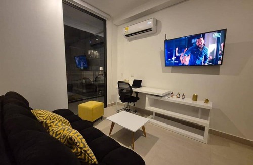 El Rodadero Apartment | Cozy 1-bedroom apartment with AC in peaceful Santa Marta