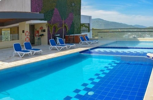 Comuna 3 Apartment | 2-bedroom apartment in enjoyable el rodadero Santa Marta with WiFi, AC