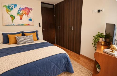Tunja Apartment | Estudio Norte Tunja WiFi 246 Mbps, Lavadora y cerca de Viva