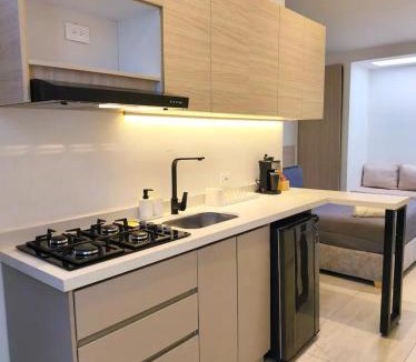 Antonio Narino Apartment | Apartaestudio equipado con acceso autónomo 06