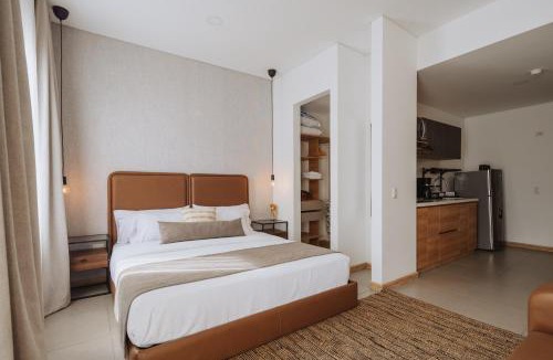 Soacha Apartment | City View Loft with Coworking & 20th Floor Jacuzzi