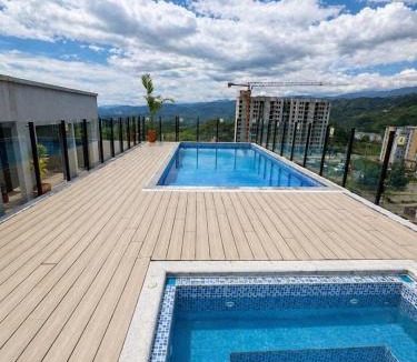 Chinchina Apartment | Apartamento amoblado y de lujo en Chinchiná, con piscina y jacuzzi