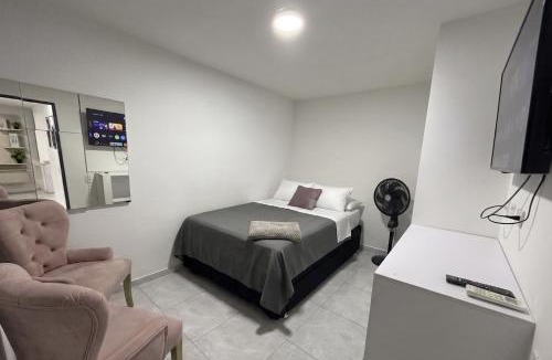 Barranquilla Apartment | Moderno al norte, Full equipado, Primer piso ,2Aires 6 camas con Patio
