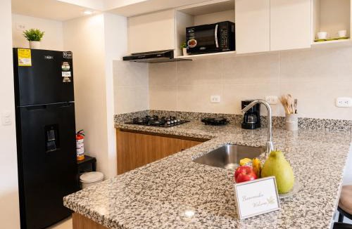Gaira Apartment | Confortable Apartamento con Balcón, Aire Acondicionado, Wifi y Parqueadero