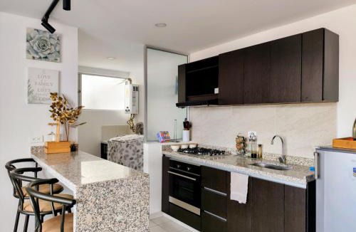 Tunja Apartment | Apartamento Blue con chimenea al norte de Tunja y parqueadero gratis