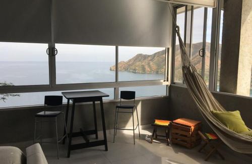 Taganga Apartment | Studio Apartment beautiful ocean view Santa Marta