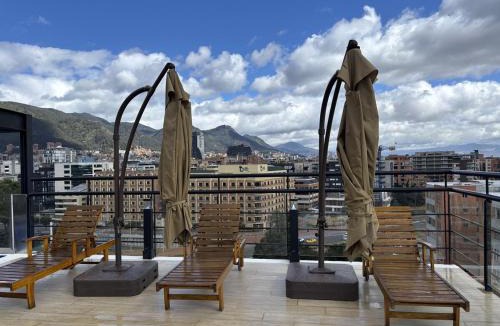 Chico Norte III Apartment | Panoramic Views, Coworking, Terrace, Gym, Parque de la 93