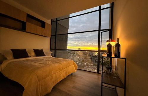 Centro International Apartment | Experiencia de Lujo, Vista Panorámica del Atardecer