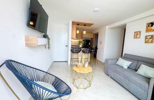 Floridablanca Apartment | Diseño, Confort y Gran Ubicación - 2 Hab y Aire Acondicionado