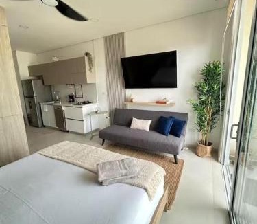 Pozos Colorados Apartment | Moderno Apto de Lujo con balcon y vista al mar