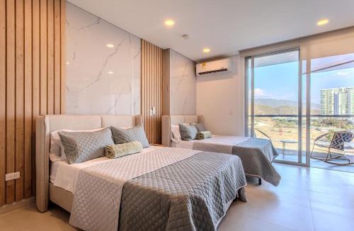 Pozos Colorados Apartment | Exclusiva suite moderna con balcón cerca al mar