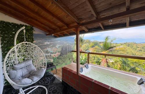El Penol House | EDYMA Cabaña con JACUZZI