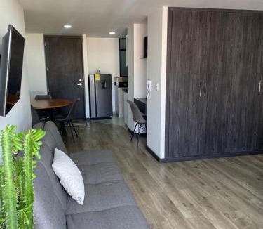 El Capuli Apartment | Exclusivo apto estudio en la senda del Carnaval - sec Unicentro con Balcon, WiFi cocina