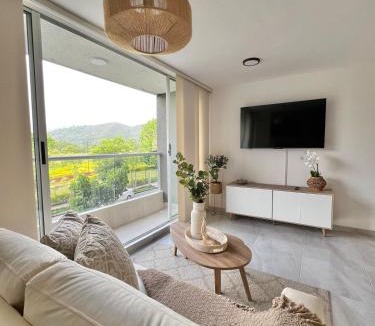 Piedecuesta Apartment | Cozy and Minimalist Apartment with Mountain View!
