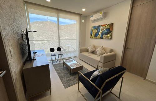 Pozos Colorados Apartment | Delventto Mar y Relax, Apto con Vista al Mar en Bello Horizonte