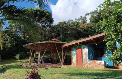 San Carlos Other | Cabanas ecologicas con vista espectacular y cascada privada - Finca Qawana Ecolodge en San Carlos