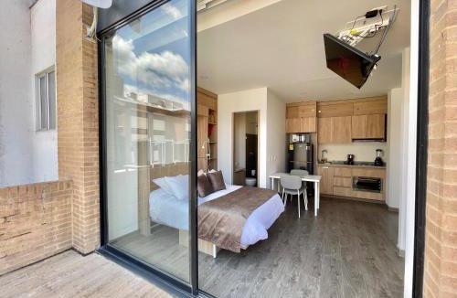 Zona Rosa Apartment | Nogal Sky Loft with Private Terrace