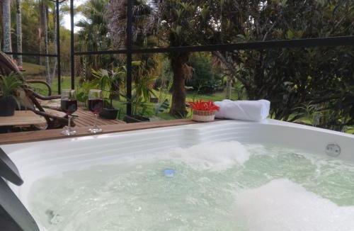 El Penol Apartment | Cabaña con Jacuzzi Privado en El Peñol El palmar lodge