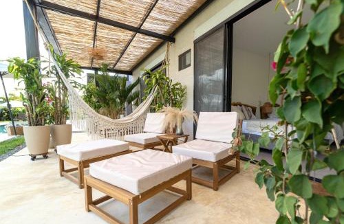 La Tebaida Villa | Modern Villa Surrounded by Nature and Gardens with Pool and Stunning Mountain and River Views