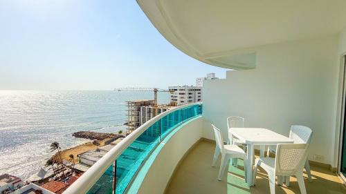 Bocagrande Apartment | Vista al Mar desde tu balcón Torres del Lago Cartagena