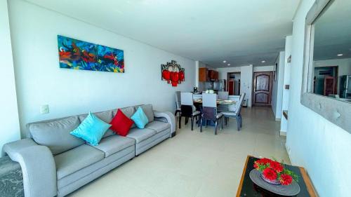 Bocagrande Apartment | Vista al Mar desde tu balcón Torres del Lago Cartagena