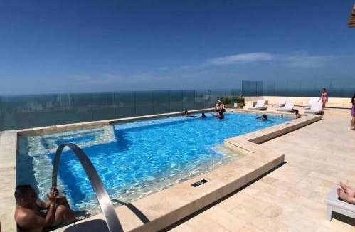 Bocagrande Apartment | Panoramic Ocean View 34th Floor Rooftop Pool