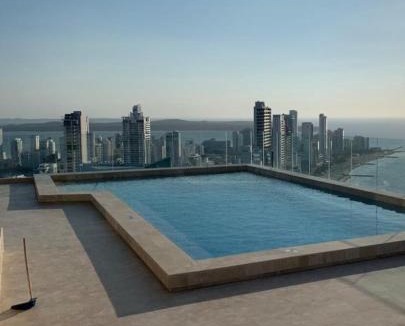 Bocagrande Apartment | Panoramic Ocean View 34th Floor Rooftop Pool