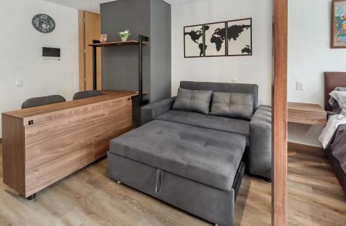 Centro International Apartment | Apartaestudio Moderno en Edificio TEIK, Centro Internacional Bogotá, Self Check-in y Ubicación Premium