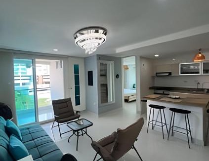 El Rodadero Apartment | Rodadero | Poll Infinita | Vista al Mar | 1BR, 2BA