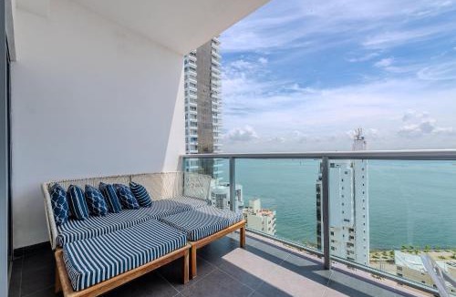 Bocagrande Apartment | Luxurious 1 Bedroom Apt 19th Floor - Infinitum
