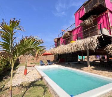 Juan de Acosta House | Mojarra Beach- Surf Room-Santa Veronica