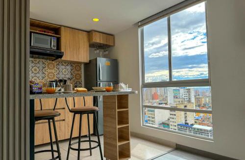 Centro International Apartment | ApartaSuite con la mejor vista en Centro Internacional Bogotá