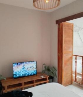La Boquilla House | Hb4 Double Room with Private Bathroom and Balcony