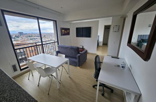 Usaquen Apartment | Moderno Apto 1HAB para 2 hasta 4 personas con Vista Panorámica en Usaquén, WiFi Rápido y Cocina Equipada