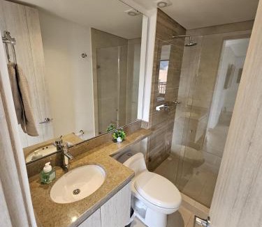 Usaquen Apartment | Moderno Apto 1HAB para 2 hasta 4 personas con Vista Panorámica en Usaquén, WiFi Rápido y Cocina Equipada