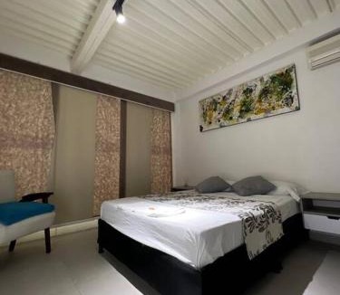 Cartago Apartment | Habitacion de hotel dentro de centro comercial con frisby