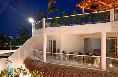 La Boquilla Villa | Casa de Playa privada con Piscina, Jacuzzi y Rooftop