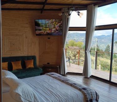 Macheta Ski Chalet | Cabaña al aire libre en Macheta Cundinamarca - Tiny House - Glamping Caelum