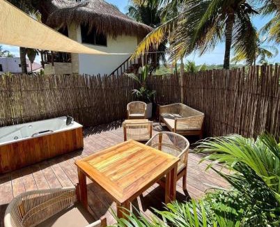 Tierra Bomba Island Hotel | habitación con jacuzzi Palmarito Beach isla de punta arena