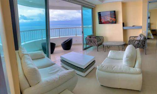 Bocagrande Apartment | Apartamento P32 Frente Al Mar Con Balcón Aire Acondicionado Y Wifi