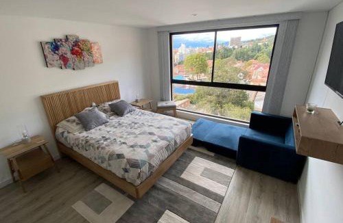 Santa Fe Apartment | Hermoso loft con vista hacia los cerros.