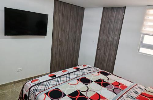Ibague Apartment | Aparta Estudio 2 Camas - Parqueadero para Moto - Ibagué - Ciprés