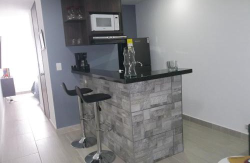 Pereira Apartment | Apartaestudio en Pereira con vista al viaducto - Beatiful apartment with city view