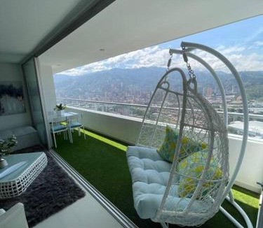 Itagui Apartment | Penthouse Lujo Itagui 40 Piso Vista Panoramica Jacuzzi Sauna Largo Plazo